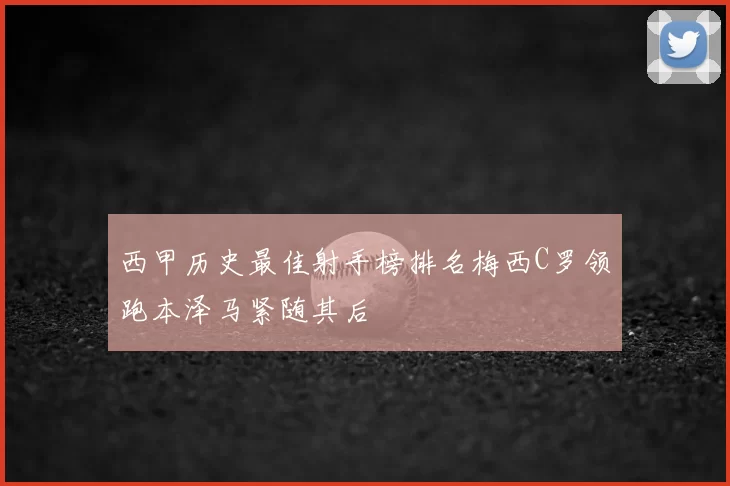 西甲历史最佳射手榜排名梅西C罗领跑本泽马紧随其后